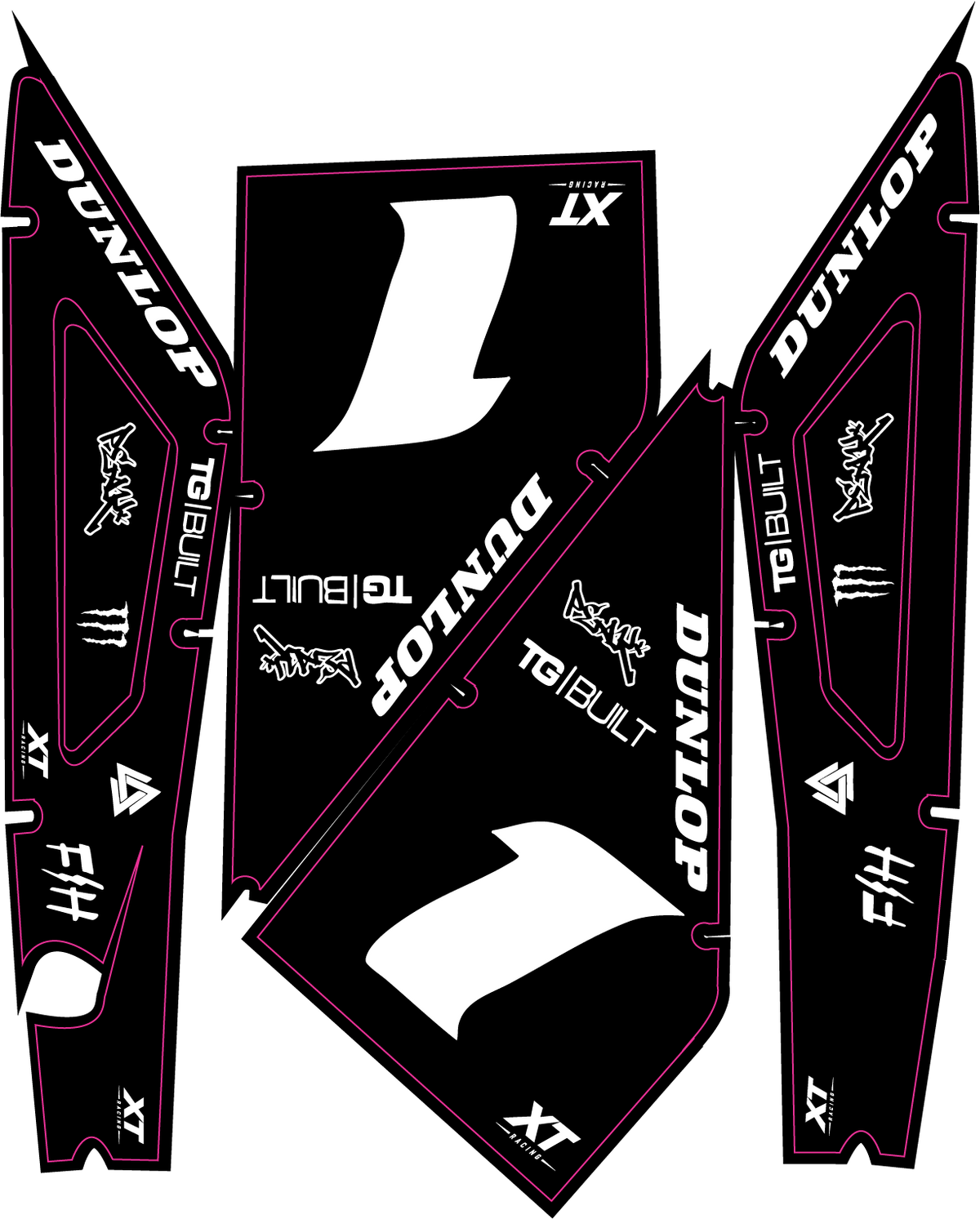 Xtracing Heybike Full Decal Kit