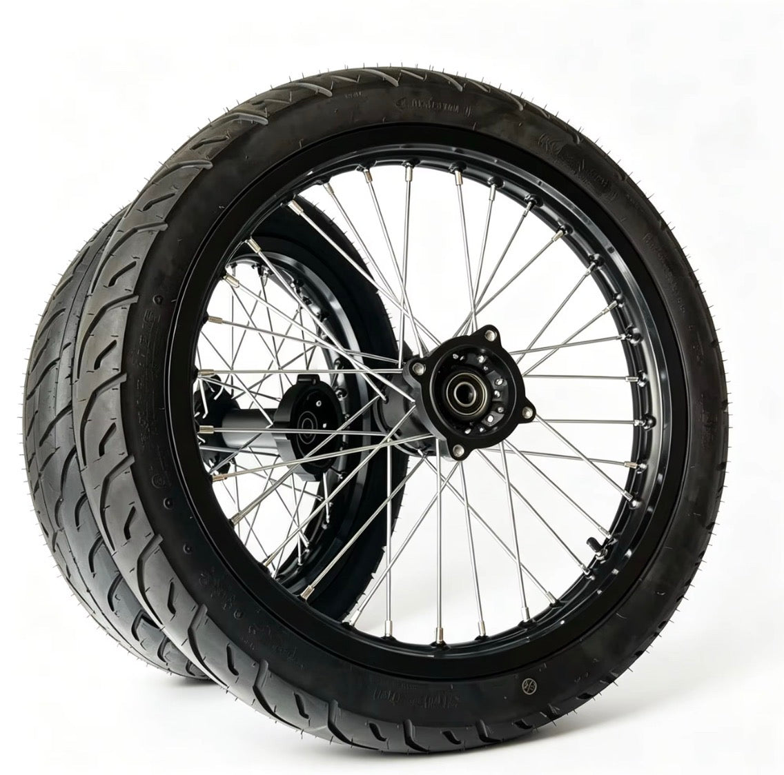 Supermoto Wheelsets - Strike Shadow/Yozma IN10 Pro(Chrome or Black)